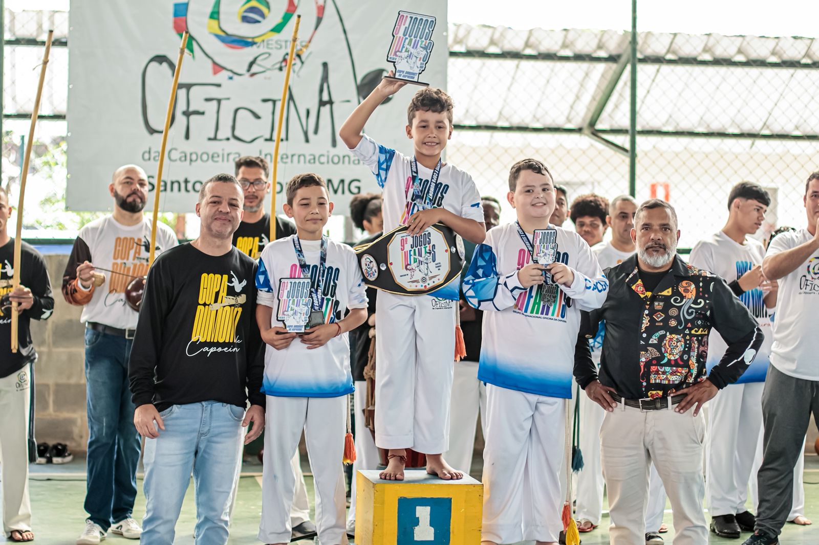 Jogos Infantis Oficina da Capoeira chegam à 9ª edição em Santos Dumont